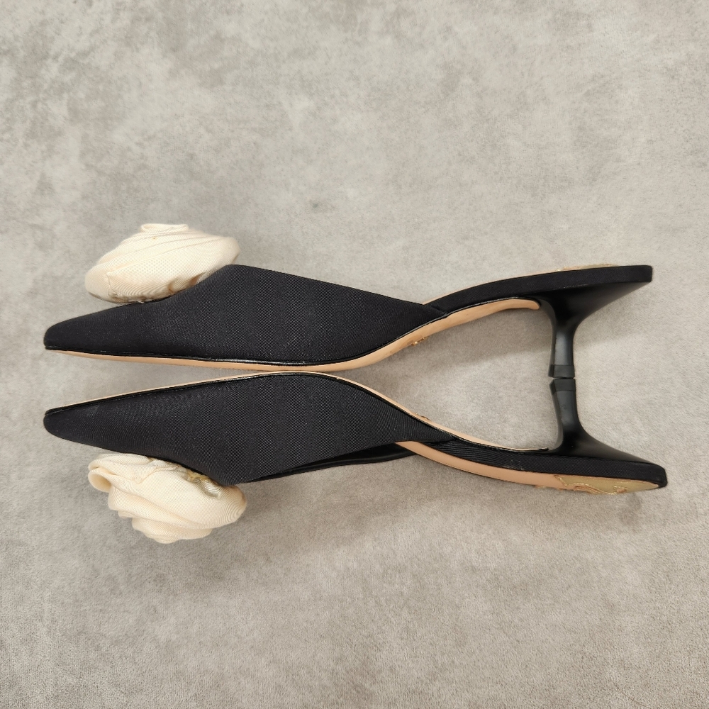 ANTONIO MELANI Black and Cream Heels